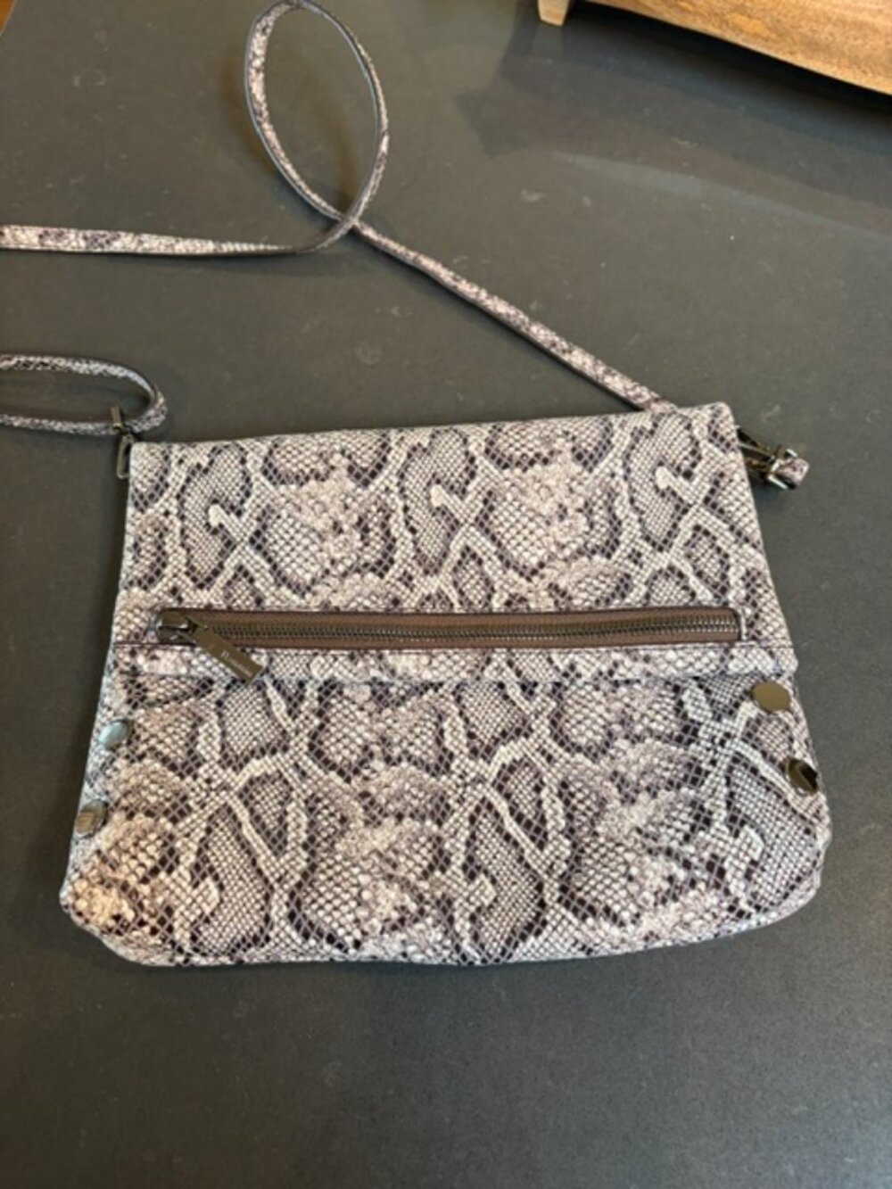 HAMMITT VIP MEDIUM SNAKE GUNMETAL - Picture 14 of 15